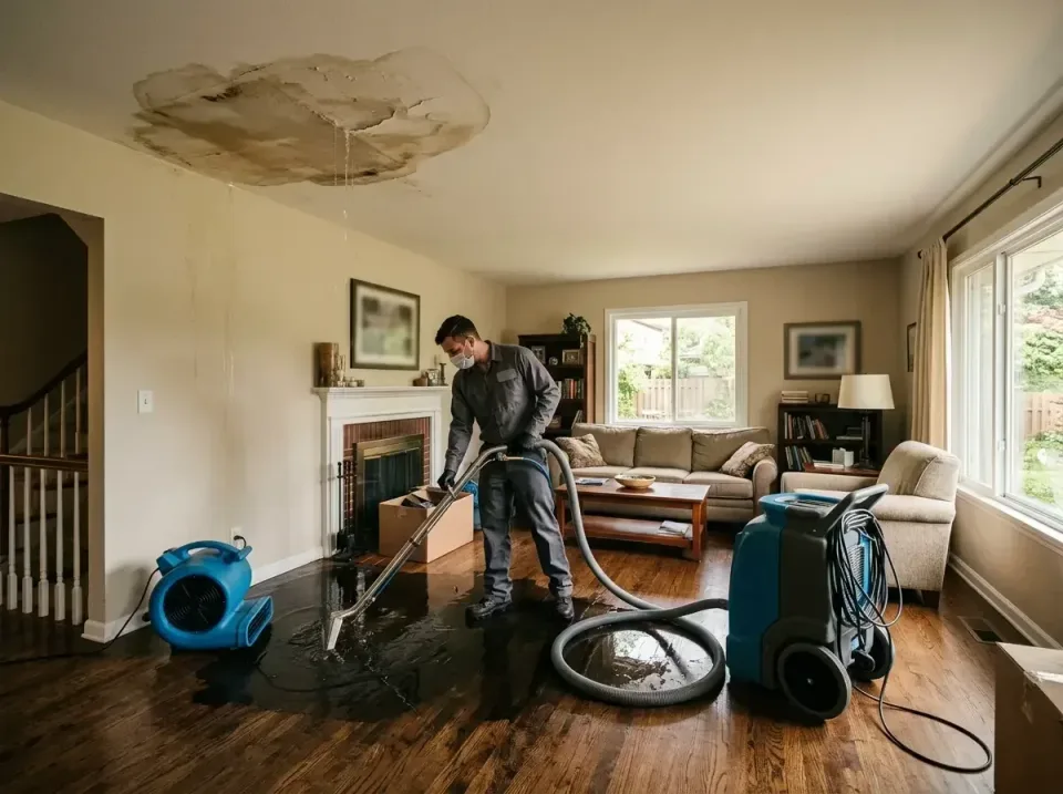 attic-pipe-burst-ceiling-drip-008 — frequently asked questions, Water Damage Restoration & Carpet Care in Rib Mountain, WI